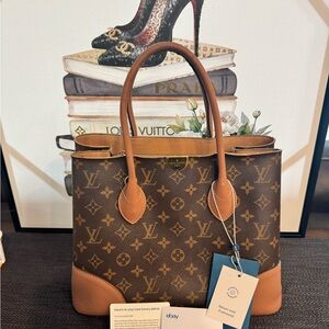 Authenticated Louis Vuitton Flandrin Monogram Tote Bag